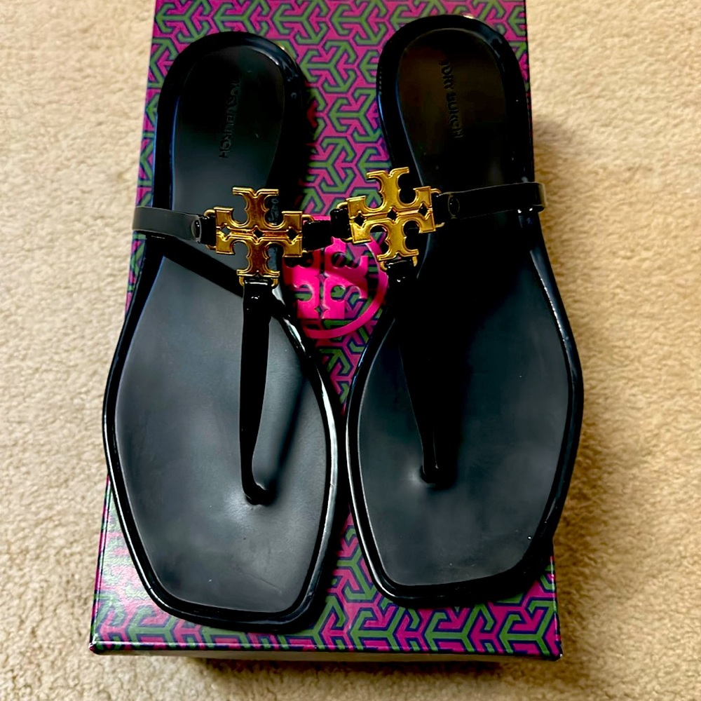 Tory Burch Roxanne Jelly (Black)